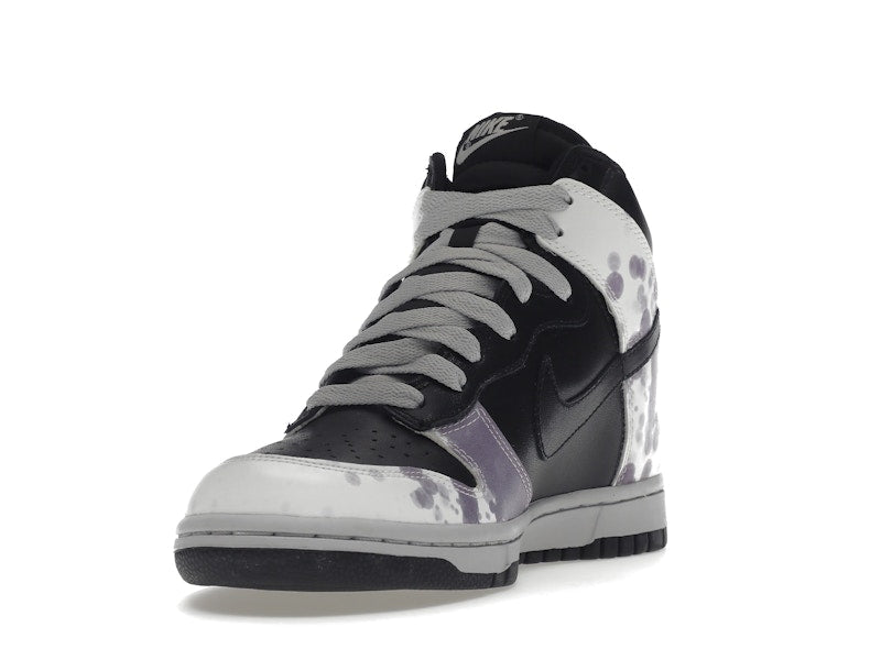 Nike Dunk High Splatter Black White Purple (Women's)