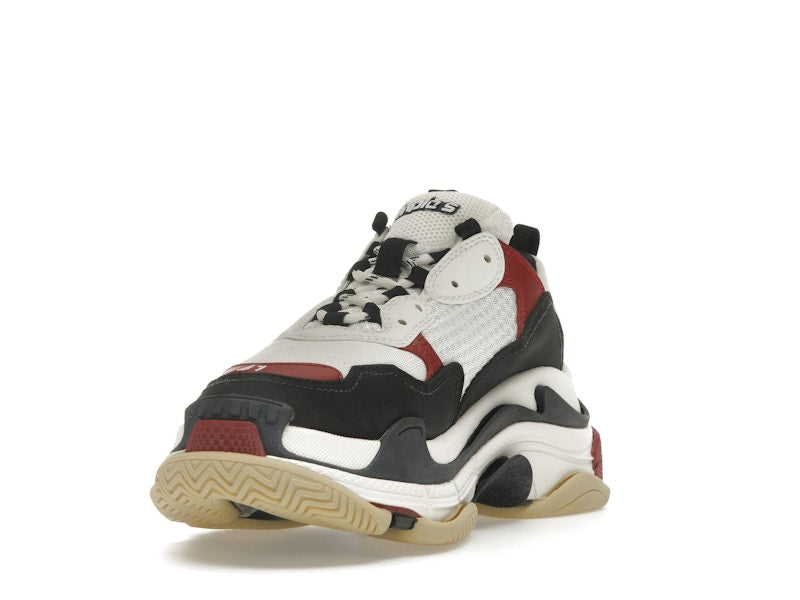 Balenciaga Triple S White Black Crimson