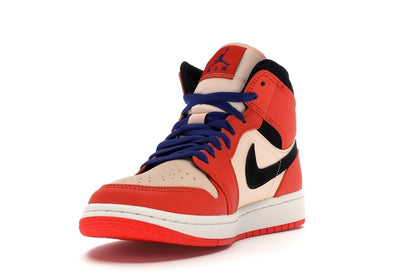 Jordan 1 Mid Team Orange Black