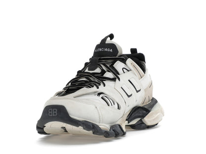 Balenciaga Track Worn Out In White Black