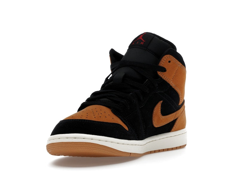 Jordan 1 Mid SE Black Flax