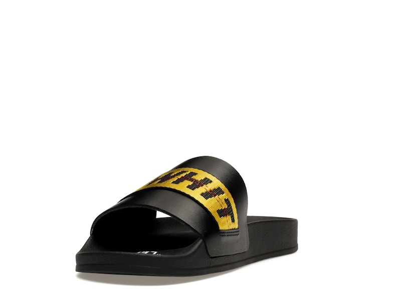 OFF-WHITE Industrial Belt Slides Black Yellow
