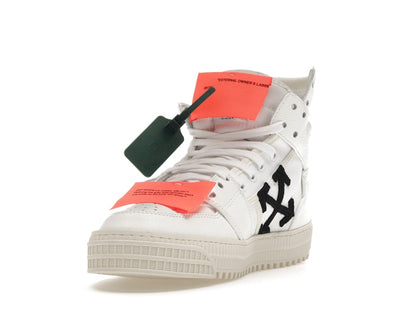 OFF-WHITE Off Court 3.0 Leather White White Orange (Bold Medial Logo)