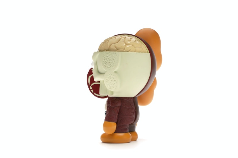 KAWS Bape Dissected Baby Milo Vinyl Figure Brown