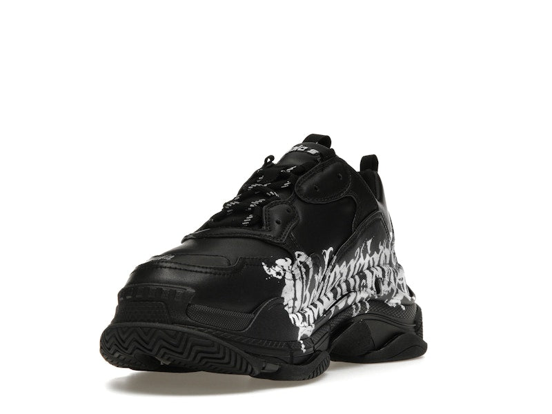 Balenciaga Triple S DIY Metal Artwork Black