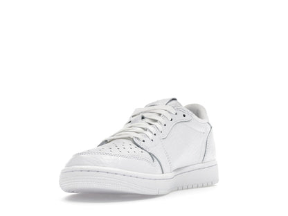 Jordan 1 Retro Low Swooshless Triple White (2025)