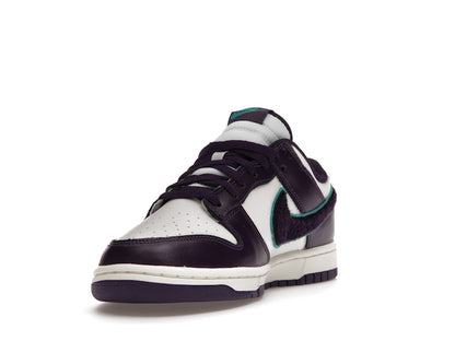 Nike Dunk Low Chenille Swoosh Sail Grand Purple