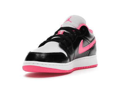 Jordan 1 Low Black White Hyper Pink (GS)
