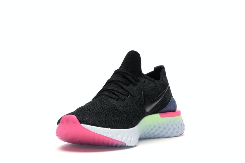 Nike Epic React Flyknit 2 Black Sapphire Hyper Pink (Women's)