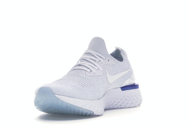 Nike Epic React Flyknit White Racer Blue (Women's)