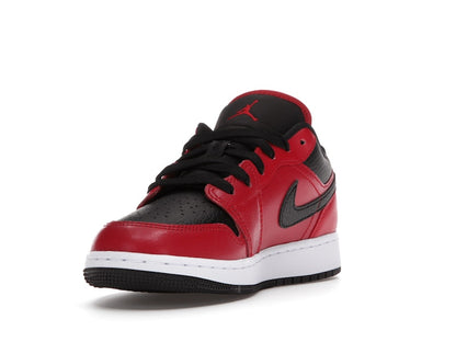 Jordan 1 Low Gym Red Black Pebbled (GS)