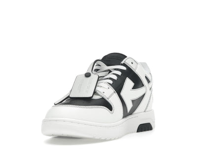 OFF-WHITE Out Of Office OOO Low Tops Black White