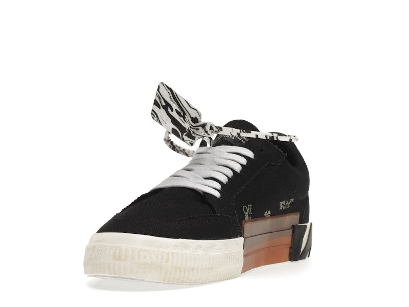 OFF-WHITE Vulc Low Black Light Blue Arrow