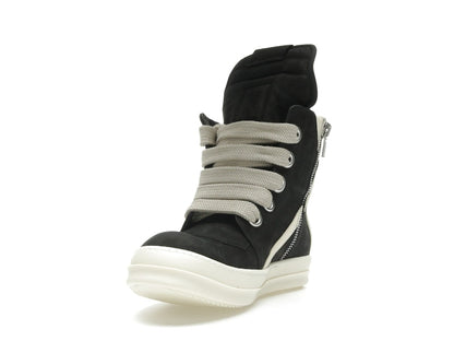 Rick Owens Geobasket Jumbo Lace High Black Milk