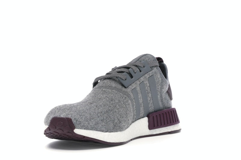 adidas NMD R1 Wool Grey Four Maroon