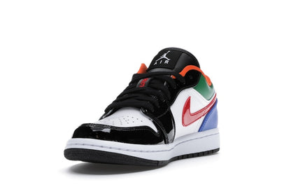 Jordan 1 Low Multi-Color Black Toe (Women's)
