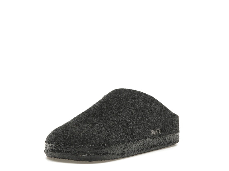 Birkenstock Zermatt Shearling Clog Wool Felt Anthracite