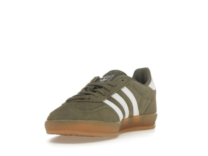 adidas Gazelle Indoor Olive Strata Cloud White Gum