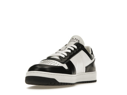 Prada Downtown Low Top Sneakers Leather White Black