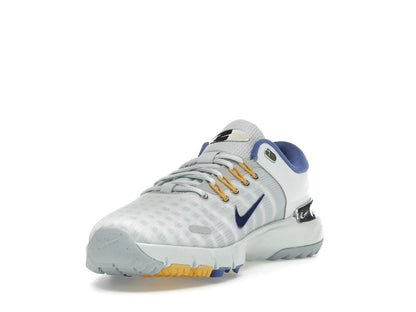 Nike Free Golf Pure Platinum University Gold Wolf Grey Astronomy Blue