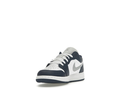 Jordan 1 Low Midnight Navy Wolf Grey (GS)