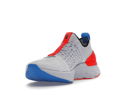 Nike React Phantom Run Flyknit 2 Football Grey Bright Crimson (Women's)