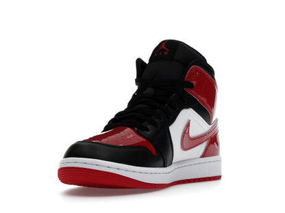 Jordan 1 Mid SE Patent Bred Toe