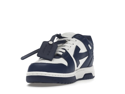 OFF-WHITE Out Of Office "OOO" Low Tops Dark Blue White