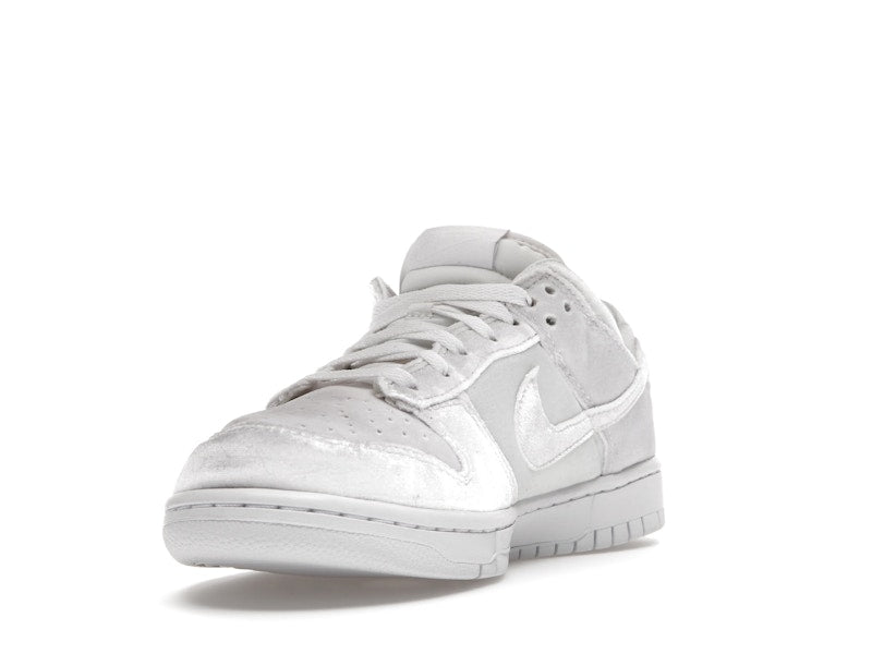 Nike Dunk Low Dover Street Market Triple White Velvet