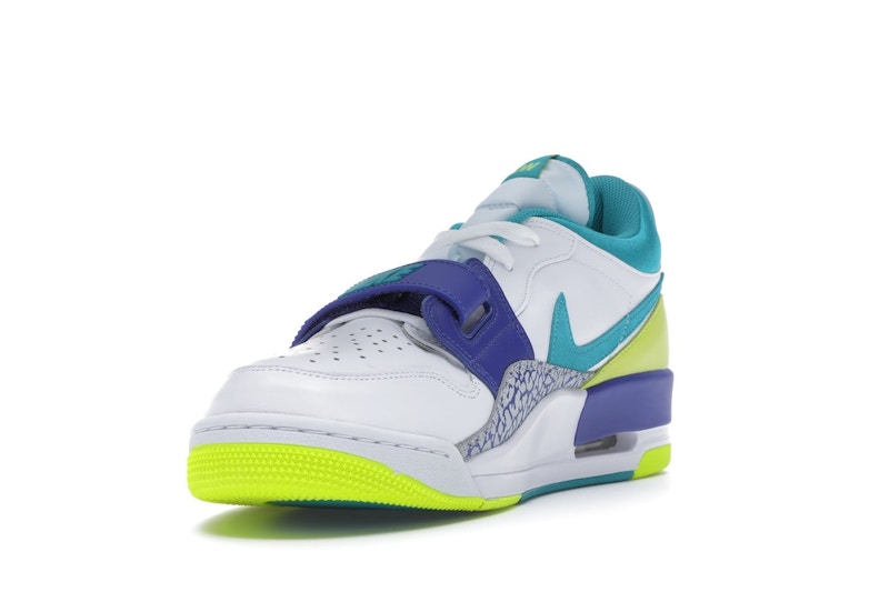 Jordan Legacy 312 Low Ultramarine Neon Yellow Aquamarine