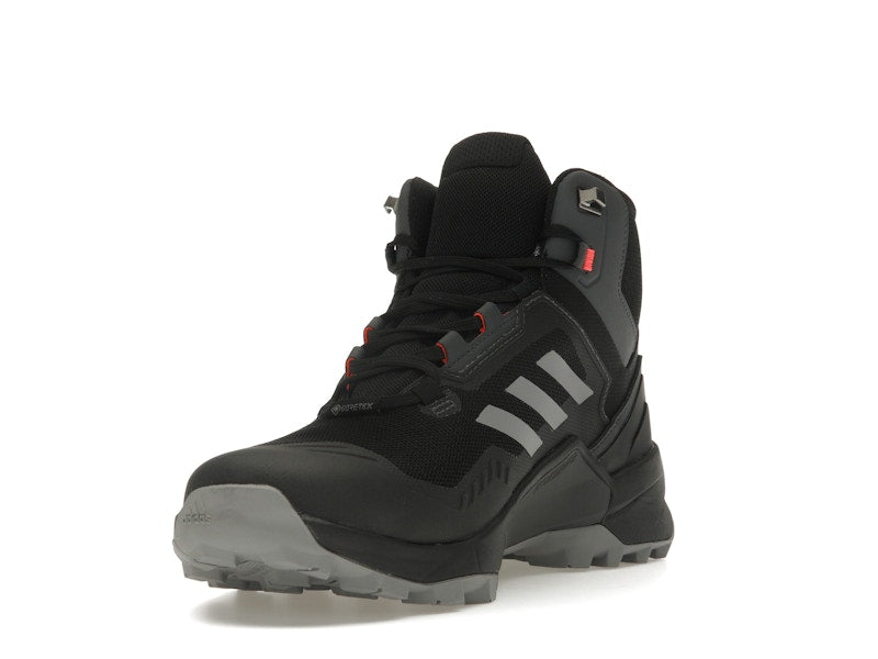 adidas Terrex Swift R3 Mid GTX Core Black Grey Solar Red