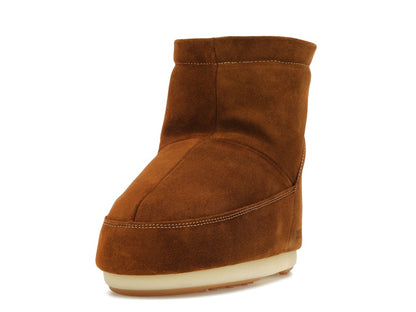 Moon Boot No Lace Suede Boot Tan