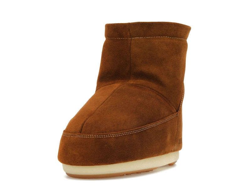 Moon Boot No Lace Suede Boot Tan
