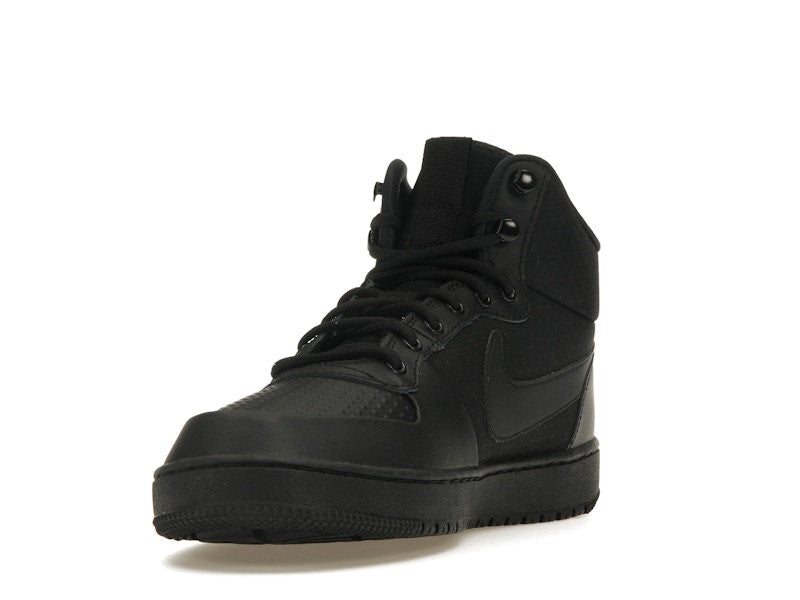 Nike Court Borough Mid Winter Triple Black