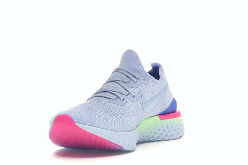 Nike Epic React Flyknit 2 Hydrogen Blue Sapphire Hyper Pink