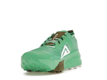 Nike ZoomX Zegama Trail Spring Green Olive Flak Black White
