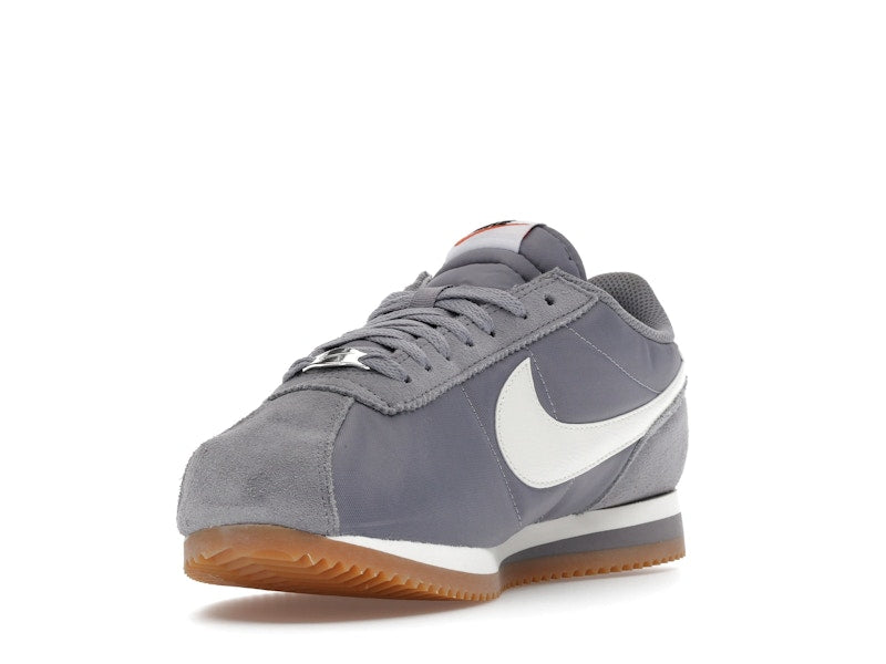 Nike Cortez Textile Cement Grey Gum Light Brown Safety Orange Sail (Women's)