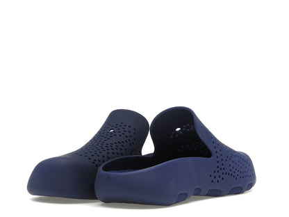 Burberry Stingray Perforated Slides Blue