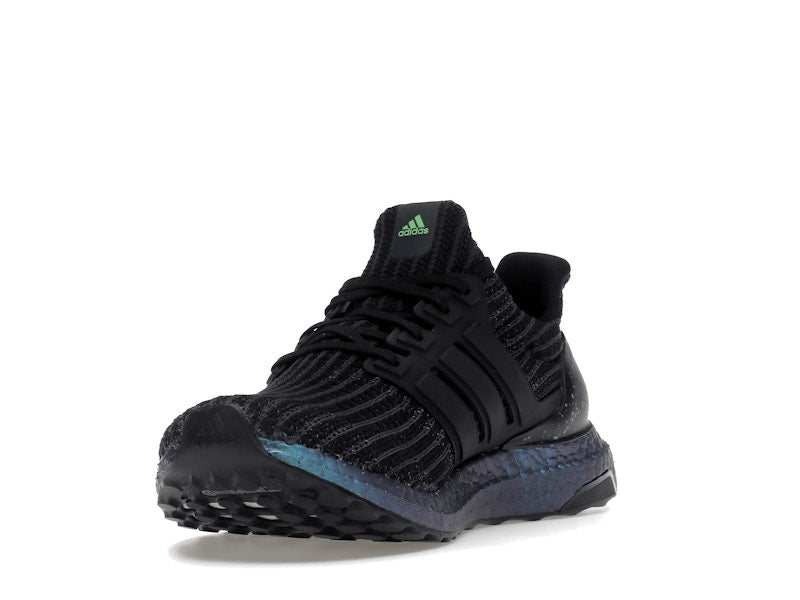 adidas Ultra Boost Black Green Zest