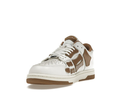 AMIRI Skel Top Low White Brown White