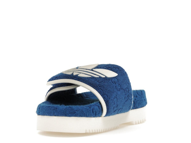 adidas x Gucci GG Platform Sandal Blue