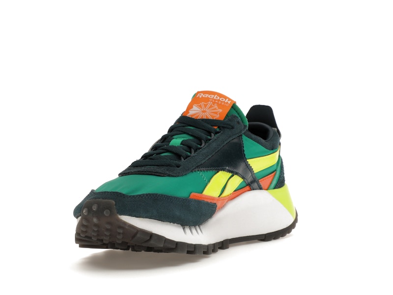 Reebok Classic Leather Legacy Court Green Solar Yellow