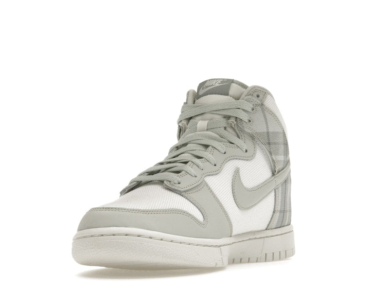 Nike Dunk High SE Tartan Plaid White Light Green