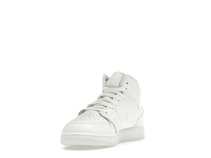 Jordan 1 Mid Triple White (2023) (GS)