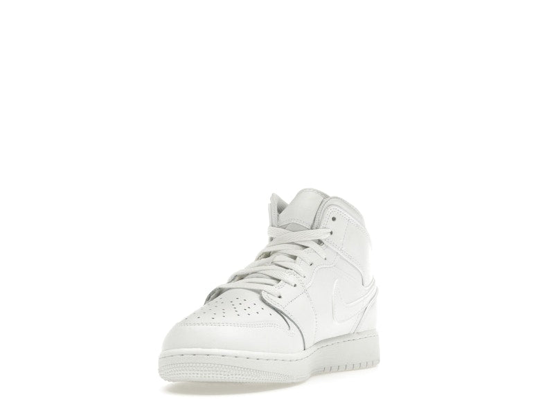 Jordan 1 Mid Triple White (2023) (GS)