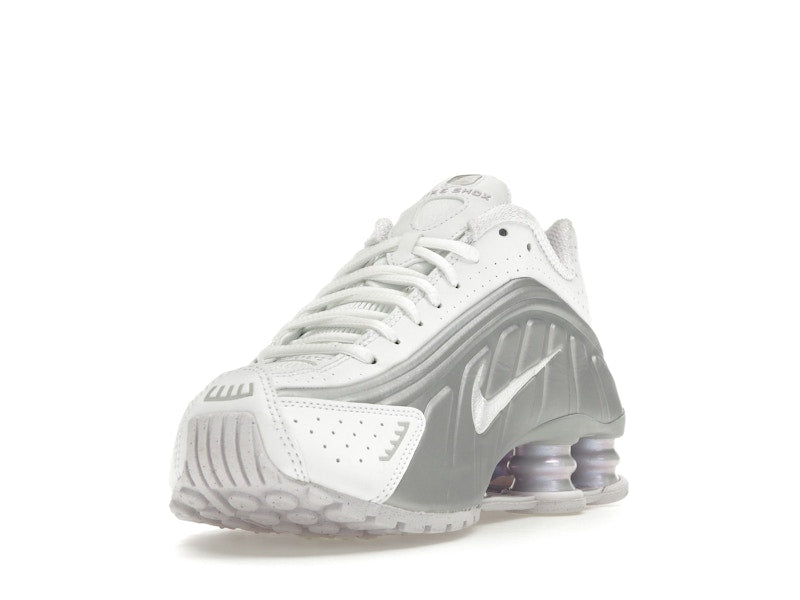Nike Shox R4 White Metallic Platinum Barely Grape (Women's)