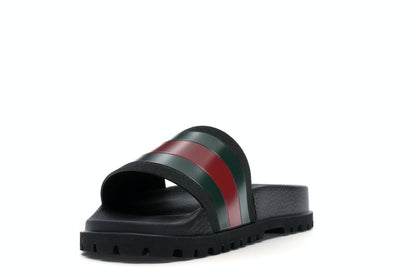 Gucci Web Slide Sandal Black