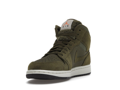 Jordan 1 Mid Olive Canvas (2018)