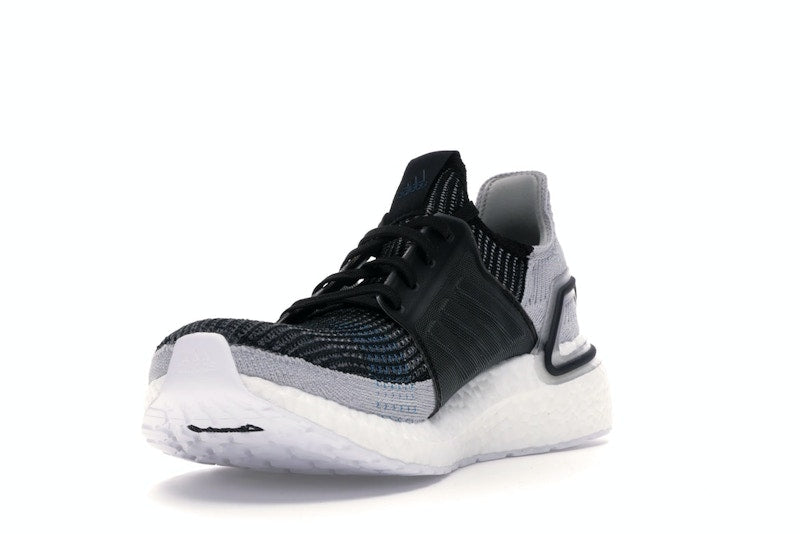 adidas Ultra Boost 19 Core Black Grey Six Shock Cyan