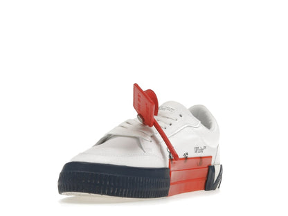 OFF-WHITE Vulcanized Low White Blue Canvas